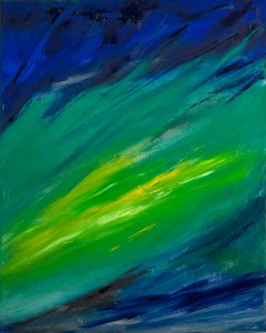 Rita Letendre, Un reve de lumiere, 2005, Huile sur toile, 30 x 24 po.